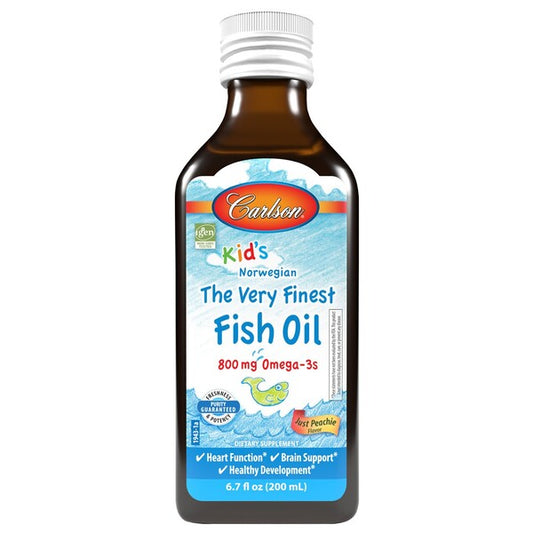 Carlson Labs Kid's The Very Finest Fish Oil 800mg Just Peachie 200 ml