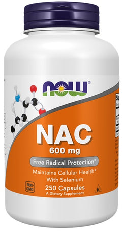 NOW Foods NAC with Selenium 600mg 250 caps