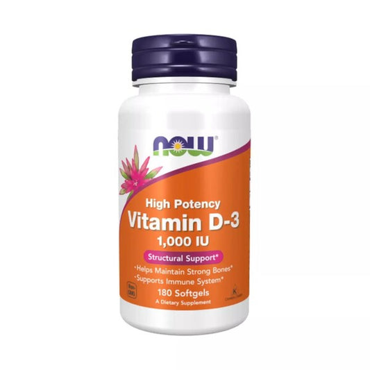 NOW Foods Vitamin D-3 1000 IU 180 softgels