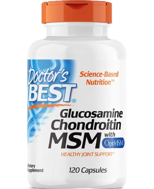 Doctor's Best Glucosamine Chondroitin MSM with OptiMSM 120 caps