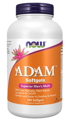 NOW Foods ADAM Multi-Vitamin for Men 180 softgels
