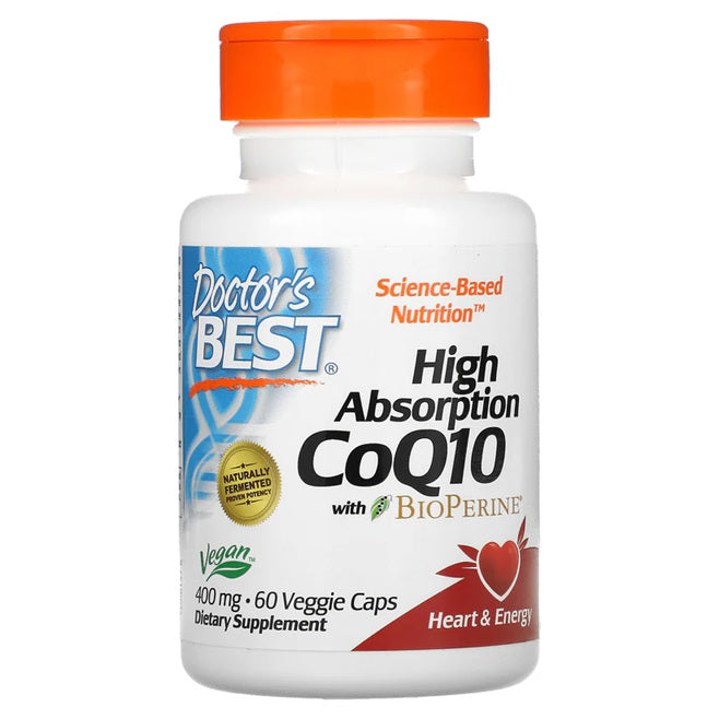Doctor's Best High Absorption CoQ10 with BioPerine 400mg 60 vcaps