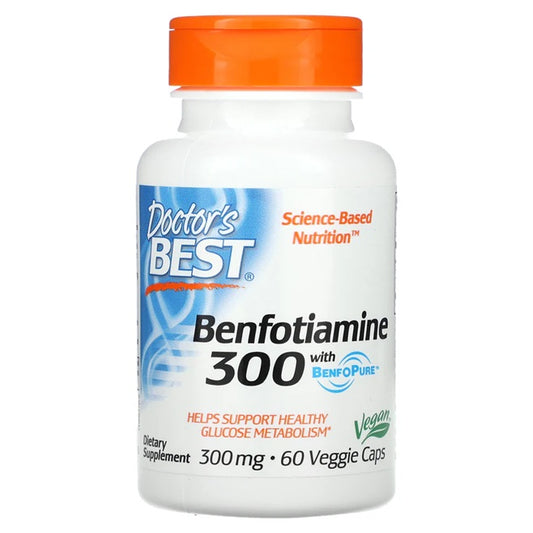 Doctor's Best Benfotiamine with BenfoPure 300mg 60 vcaps