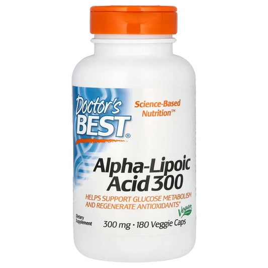 Doctor's Best Alpha-Lipoic Acid 300mg 180 vcaps