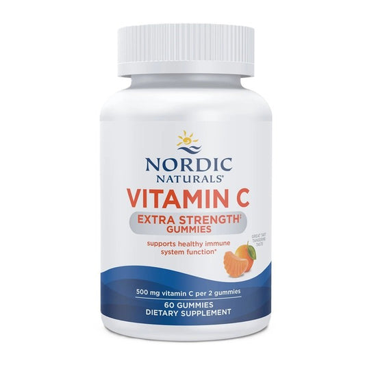 Nordic Naturals Vitamin C Extra Strength Gummies Tangerine 60 gummies