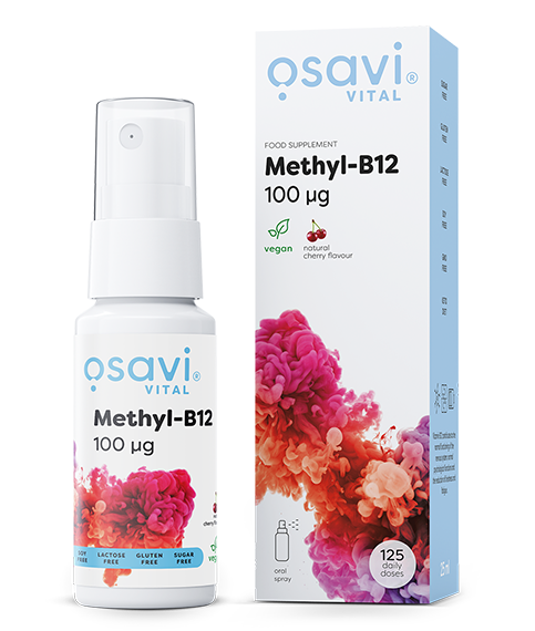 Osavi Methyl-B12 Oral Spray 100mcg (Cherry) 25 ml
