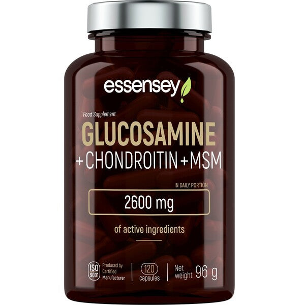 Essensey Glucosamine + Chondroitin + MSM 120 caps