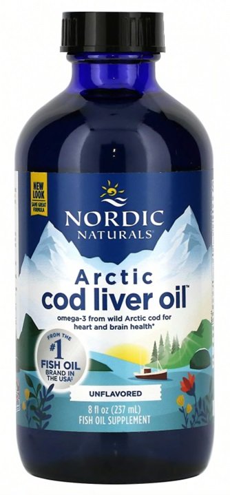Nordic Naturals Arctic Cod Liver Oil Unflavored 237 ml