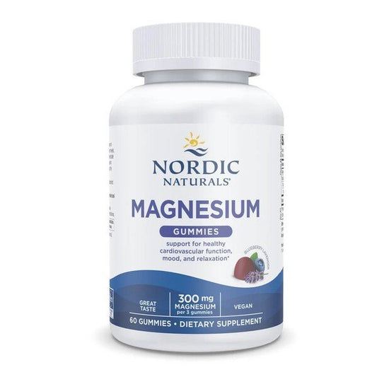 Nordic Naturals Magnesium Gummies Blueberry Lavender 60 gummies
