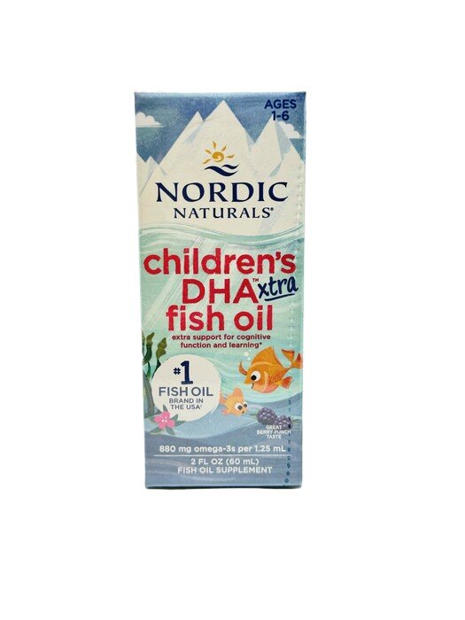 Nordic Naturals Children's DHA Xtra Fish Oil 880mg Berry Punch 60 ml
