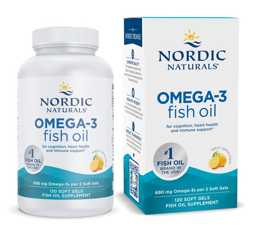 Nordic Naturals Omega-3 690mg Lemon 120 softgels