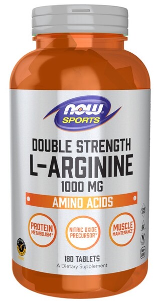 NOW Foods L-Arginine 1000mg 180 tablets
