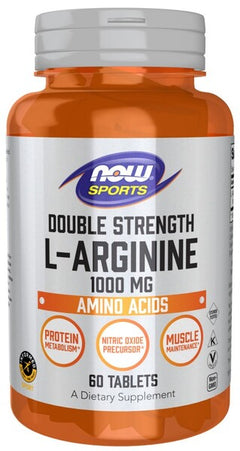 NOW Foods L-Arginine 1000mg 60 tablets