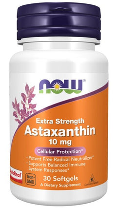 NOW Foods Astaxanthin Extra Strength 10mg 30 softgels