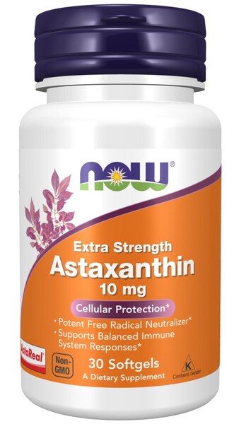 NOW Foods Astaxanthin Extra Strength 10mg 30 softgels
