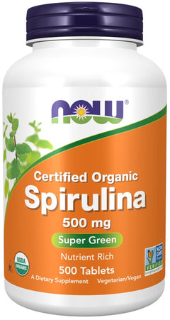 NOW Foods Spirulina 500mg 500 tabs