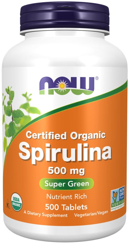 NOW Foods Spirulina 500mg 500 tabs