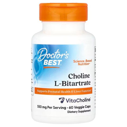 Doctor's Best Choline L-Bitartrate 550mg 60 vcaps