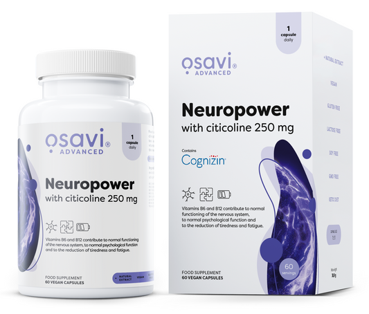 Osavi Neuropower with Citicoline 250mg 60 vegan caps