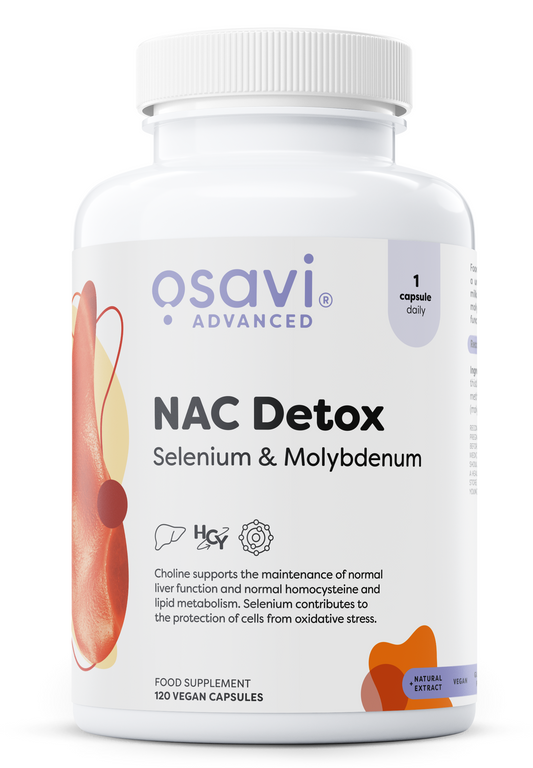 Osavi NAC Detox Selenium & Molybdenum 120 vegan caps