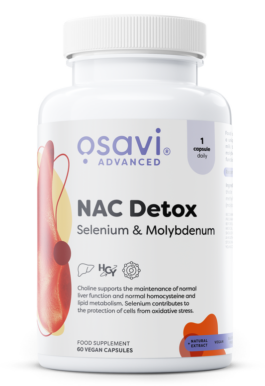 Osavi NAC Detox Selenium & Molybdenum 60 vegan caps