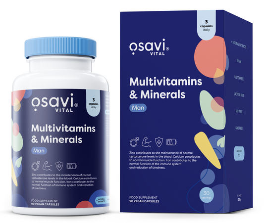 Osavi Multivitamins & Minerals Man 90 vegan caps