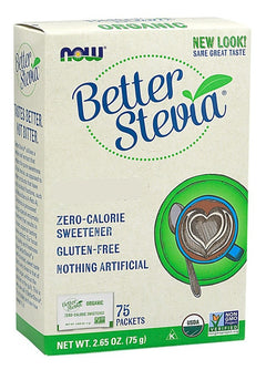 NOW Foods Better Stevia Packets 75 packets