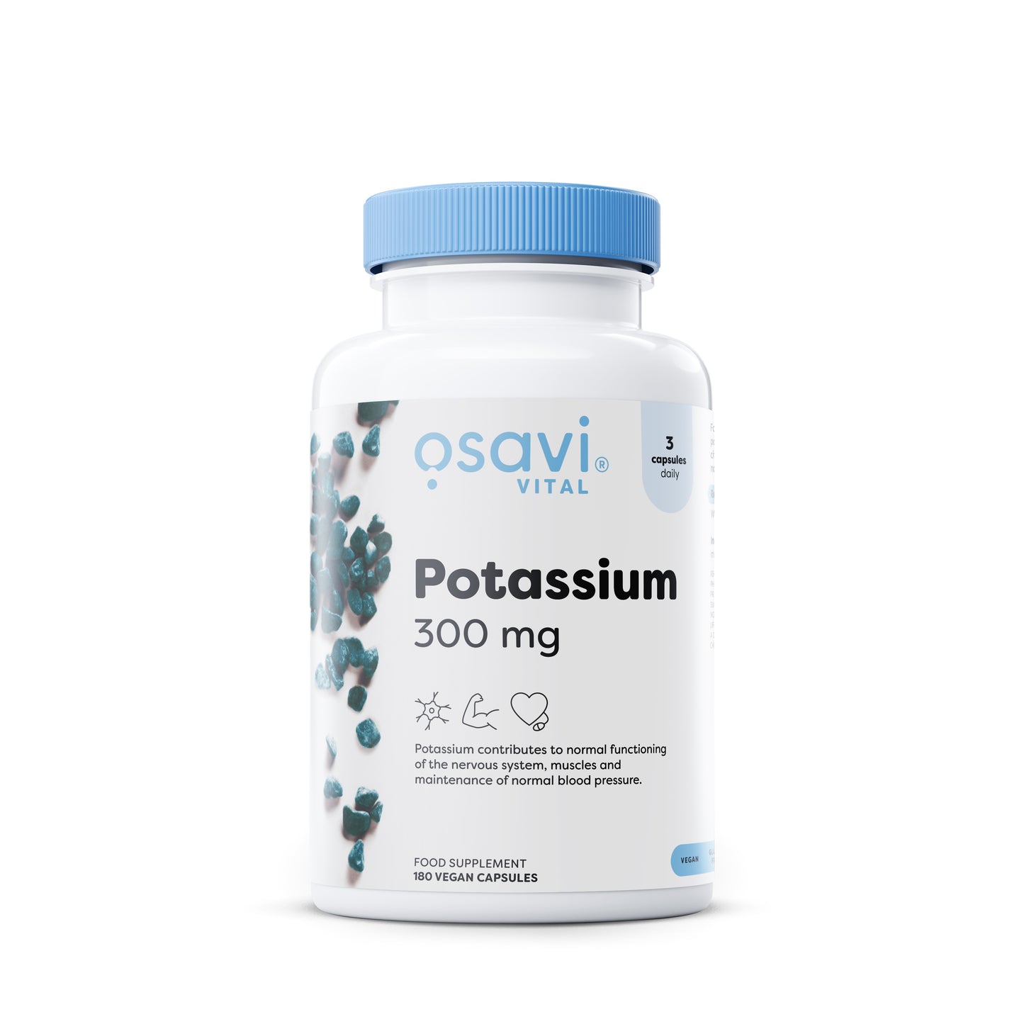 Osavi Potassium 300mg 180 vegan caps