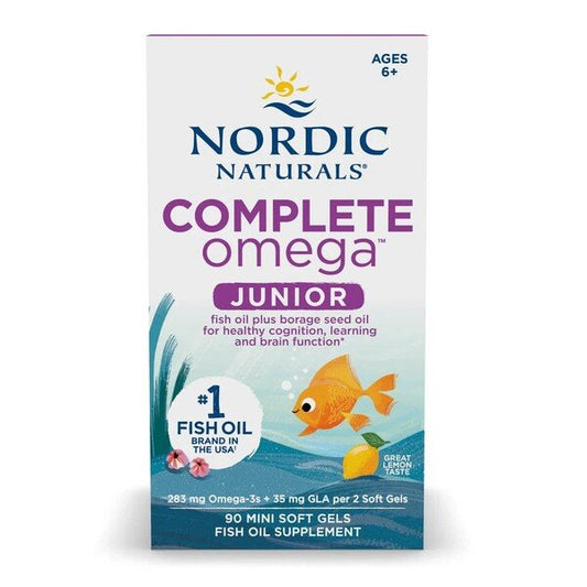 Nordic Naturals Complete Omega Junior 283mg Lemon 90 mini softgels