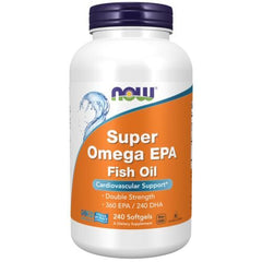NOW Foods Super Omega EPA Molecularly Distilled 240 softgels