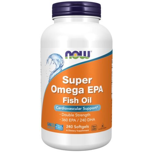 NOW Foods Super Omega EPA Molecularly Distilled 240 softgels