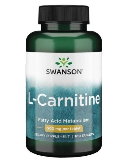 Swanson L-Carnitine 500mg 100 tablets