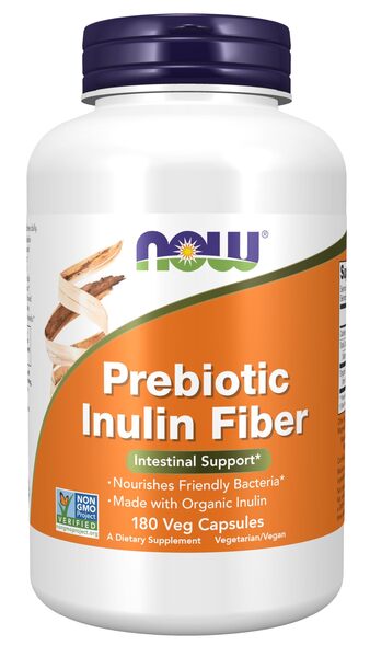 NOW Foods Prebiotic Inulin Fiber 180 vcaps