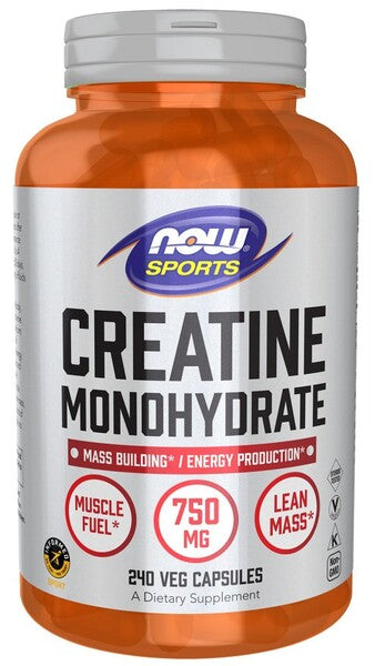 NOW Foods Creatine Monohydrate 750mg 240 vcaps