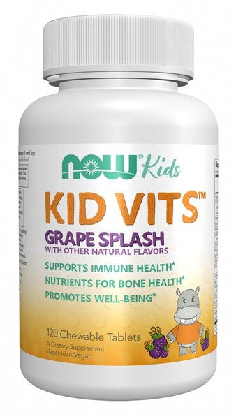 NOW Foods Kid Vits Grape Splash 120 chewables