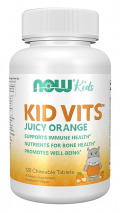 NOW Foods Kid Vits Juicy Orange 120 chewables