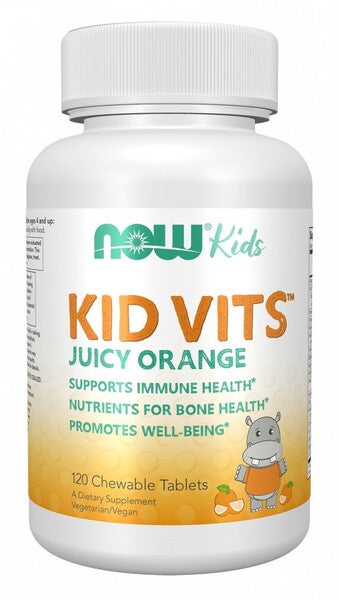 NOW Foods Kid Vits Juicy Orange 120 chewables
