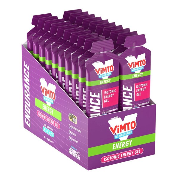 Applied Nutrition Endurance Energy Isotonic Energy Gel Vimto 20 x 60g