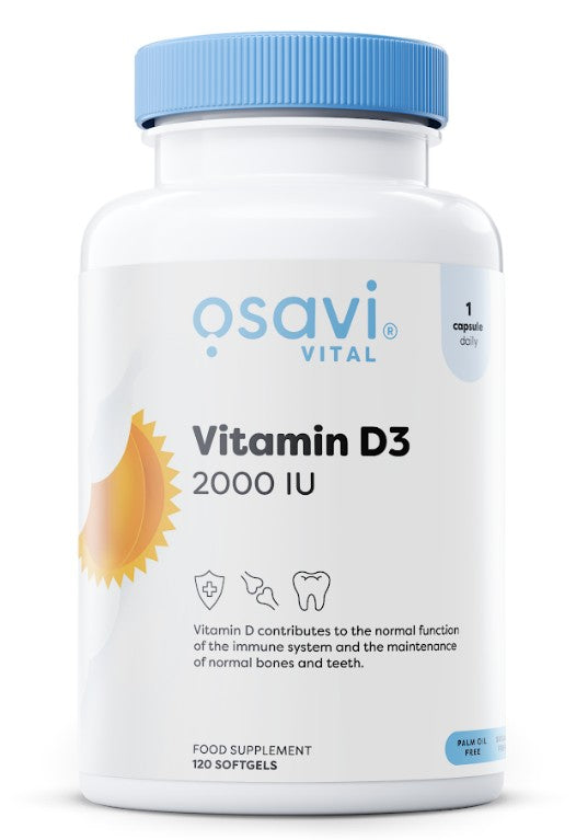 Osavi Vitamin D3 2000IU 120 softgels