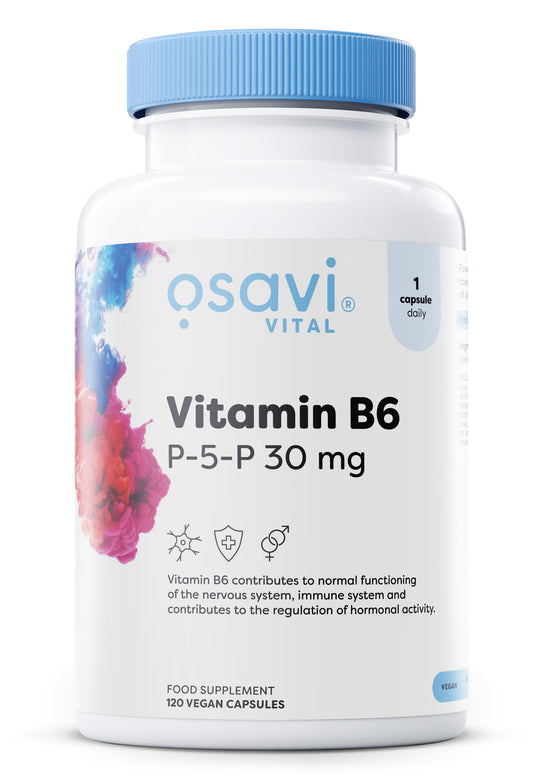 Osavi Vitamin B6 P-5-P 30mg 120 vegan caps