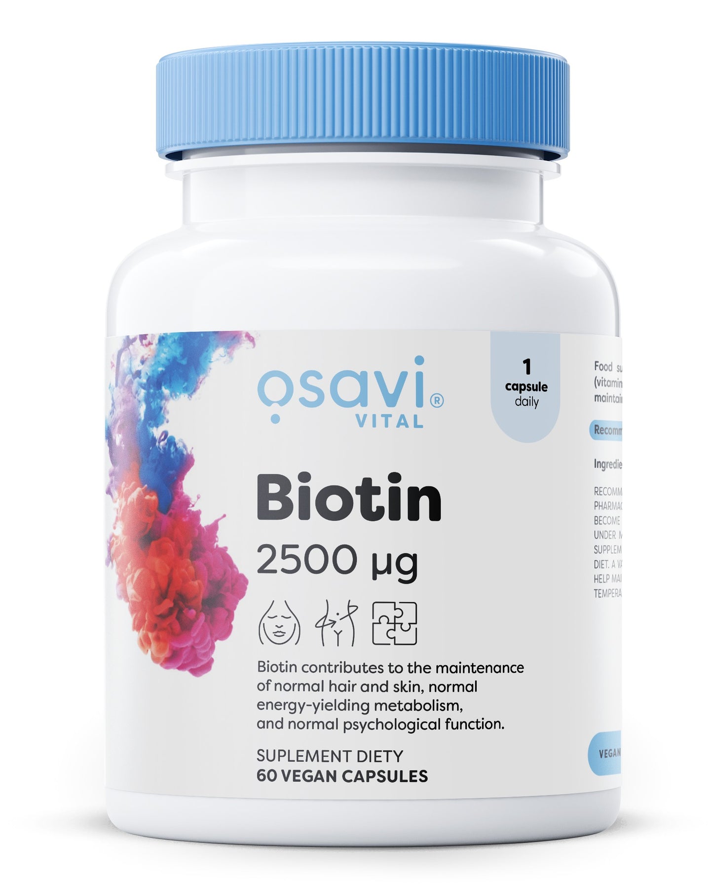 Osavi Biotin 2500mcg 60 vegan caps