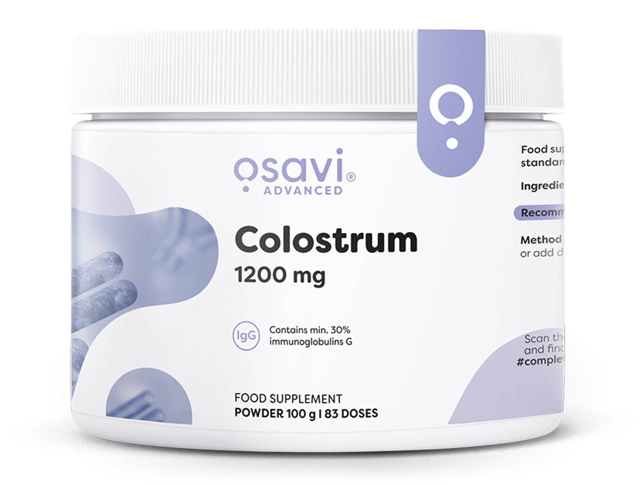 Osavi Colostrum Powder 1200mg 100g