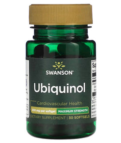 Swanson Ubiquinol 200mg 30 softgels