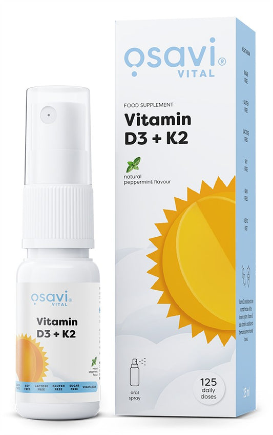Osavi Vitamin D3 + K2 Oral Spray Peppermint 25 ml