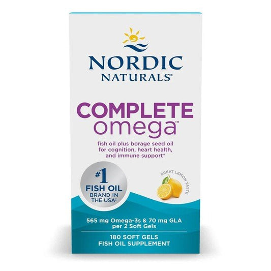Nordic Naturals Complete Omega 565mg Lemon 180 softgels