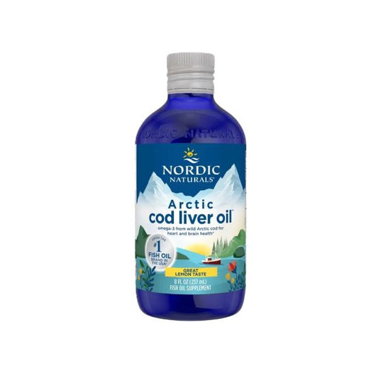 Nordic Naturals Arctic Cod Liver Oil 1060mg Lemon 237 ml