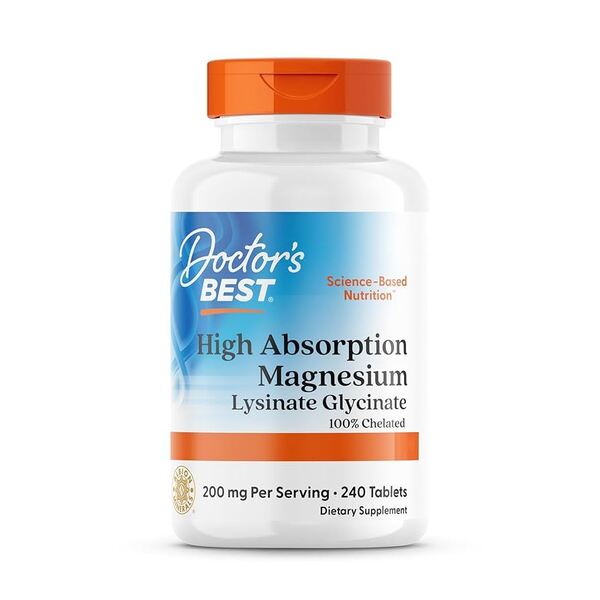 Doctor's Best High Absorption Magnesium 100mg 240 tablets