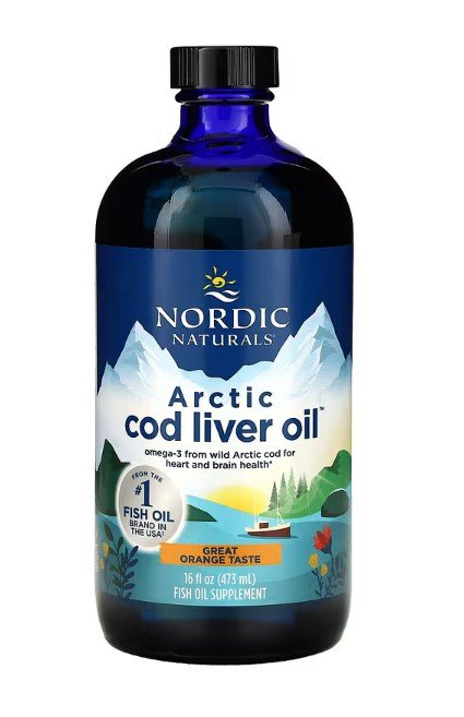 Nordic Naturals Arctic Cod Liver Oil 1060mg Orange 473 ml