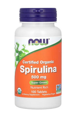 NOW Foods Spirulina 500mg 100 tabs