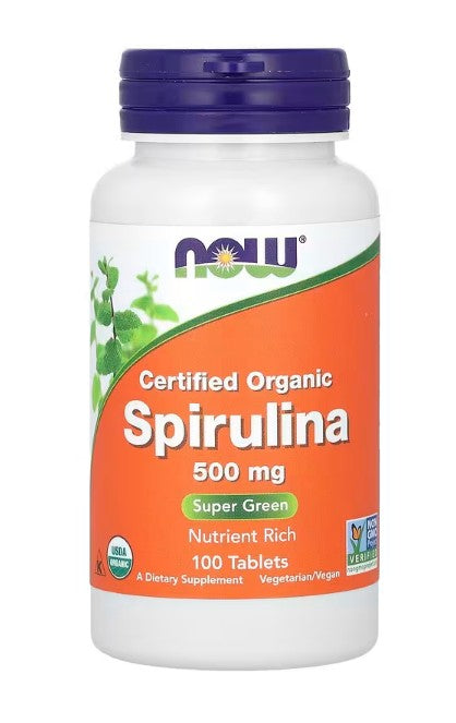 NOW Foods Spirulina 500mg 100 tabs